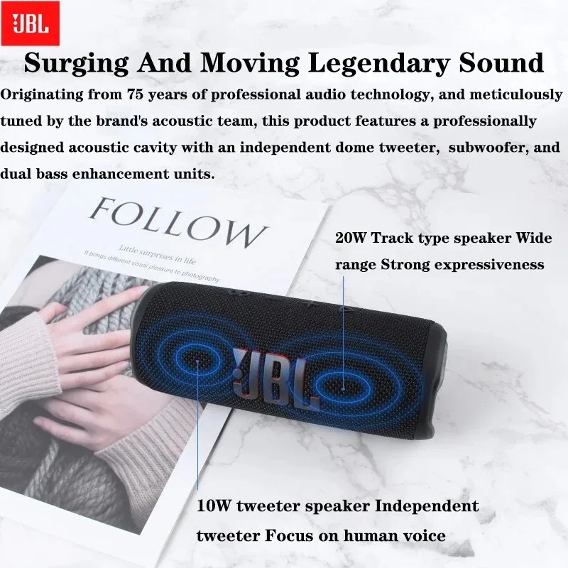 JBL FLIP6 Cylinder Bluetooth S - Jbl Speaker Flip 6 recension och pris
