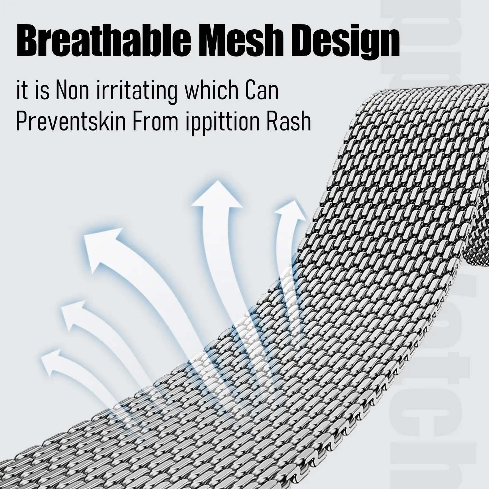 Steel Mesh Milanese Loop Strap - Mesh Coil Strip recension och pris